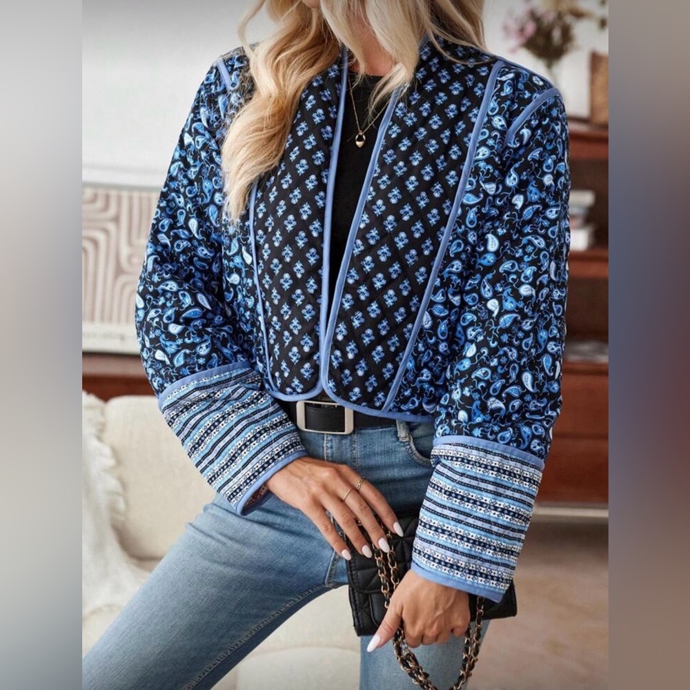 Reversible Open Front Jacket - Picture 2 of 6